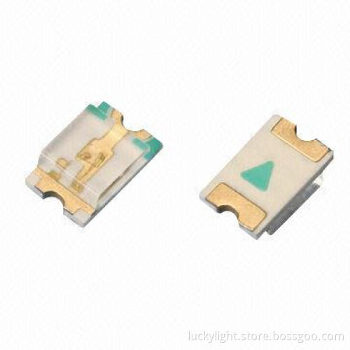 Mono Color 1206 SMD LEDs with 2 to 2.4V Working Voltage, Sized 3.20 x 1.60 x 1.10mm